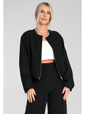 FIGL FIGL Kurtka bomber M1198 Czarny Regular Fit