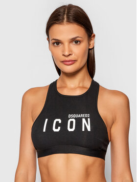 Dsquared2 Underwear Dsquared2 Underwear Top nedrček D8RG03660 Črna