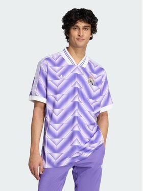 adidas adidas Koszulka techniczna Real Madrid Fioletowy Loose Fit