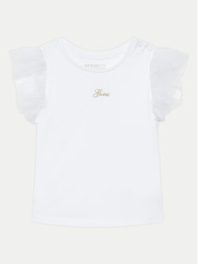Guess Guess Bluse K5GI18 K6YW4 Weiß Regular Fit