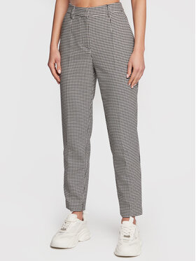NAF NAF NAF NAF Hlače iz tkanine Epuce THNP19 Črna Regular Fit