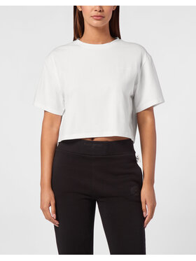 Plein Sport Plein Sport T-Shirt 10175 Biały Regular Fit
