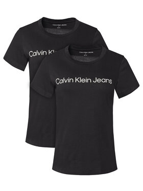 Calvin Klein Jeans Calvin Klein Jeans 2-dílná sada T-shirts J20J220161 Černá Slim Fit