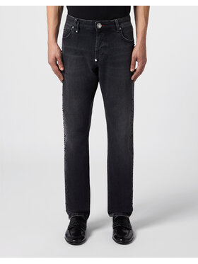 PHILIPP PLEIN PHILIPP PLEIN Jeansy 31235 Czarny Straight Leg