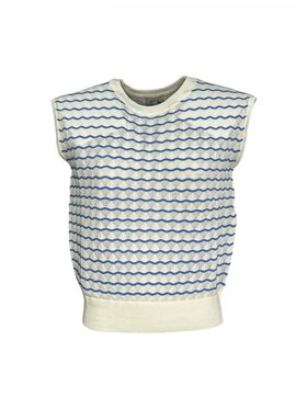 LILI SIDONIO LILI SIDONIO Kamizelka lal552dp Biały Regular Fit
