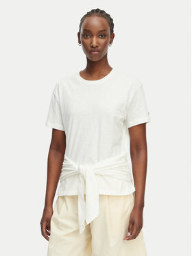 Tommy Hilfiger Tommy Hilfiger Тишърт WW0WW49256 Бял Relaxed Fit