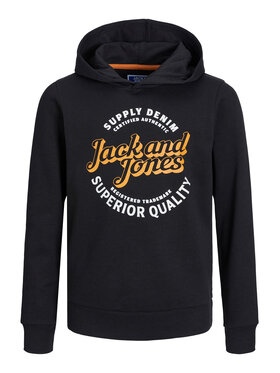 Jack&Jones Junior Jack&Jones Junior Bluza 12237112 Czarny Regular Fit