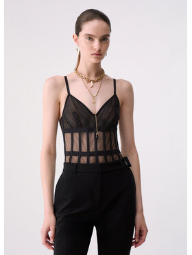 Liu Jo Liu Jo Top CF6244J194122222 Czarny Regular Fit