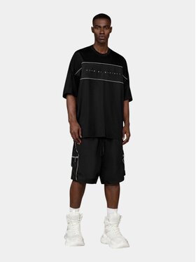 MADE BY SOCIETY MADE BY SOCIETY T-Shirt Tricou PYROCLAST - T17348 Czarny Basic Fit