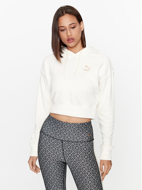 Puma Puma Mikina Classics 621409 Écru Regular Fit
