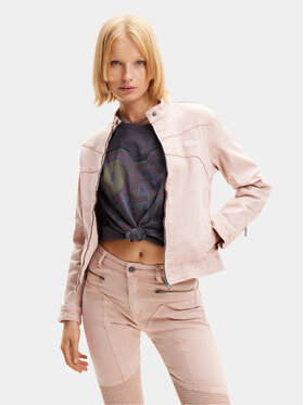 Desigual Desigual Jeansjacke California 24SWED49 Rosa Regular Fit