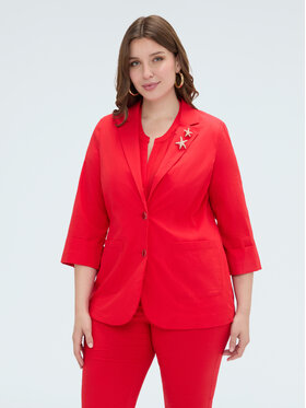 Fiorella Rubino Fiorella Rubino Giacca da abito Q034T100294N016 Rosso A-Line Fit