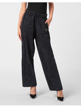 PHILIPP PLEIN PHILIPP PLEIN Teplákové kalhoty 26345 Černá Jogger Fit