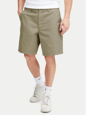 Solid Solid Pantaloncini di tessuto Alann 21108215 Verde Relaxed Fit