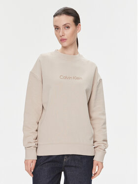 Calvin Klein Calvin Klein Bluza Hero Logo K20K205450 Beżowy Regular Fit