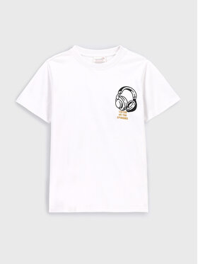 Coccodrillo Coccodrillo T-Shirt ZC2143206EVB Biały Regular Fit