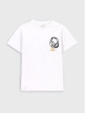 Coccodrillo Coccodrillo T-shirt ZC2143206EVB Blanc Regular Fit