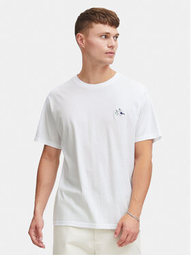 Solid Solid T-Shirt Ilias 21108139 Λευκό Regular Fit