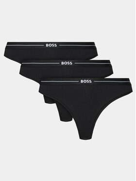 BOSS Boss Набір з 3 пар стрінгів 50510030 Чорний