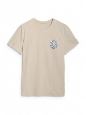 4F 4F T-Shirt A NEW ROAD AHEAD Μπεζ Regular Fit