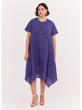 Fiorella Rubino Fiorella Rubino Sukienka wieczorowa 7089T001774N0V9 Fioletowy A-Line Fit