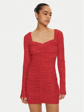 ROTATE ROTATE Rochie cocktail 114441 Roșu Regular Fit