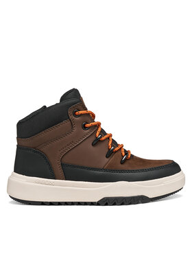 Geox Geox Зимни обувки J Bunshee Boy B Abx J56FMA 0ME32 C6006 S Тъмнокафяв