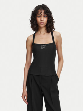Guess Guess Marškinėliai W6YP44 K4523 Juoda Slim Fit