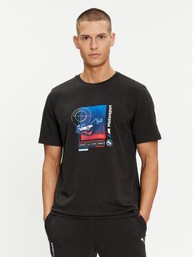 Puma Puma Футболка BMW MMS Car Graphic 624158 Чорний Regular Fit