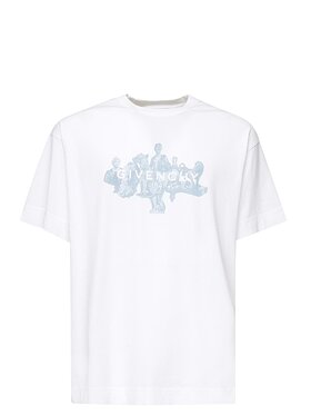 Givenchy Givenchy T-Shirt BM71MG3 Biały Regular Fit