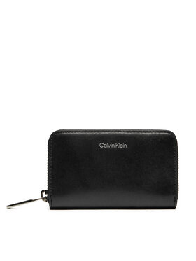Calvin Klein Calvin Klein Liels vīriešu maks Ck Glow Short Z/A 4cc W/Coin K50K512705 Melns