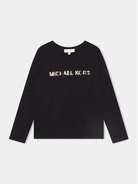 MICHAEL KORS KIDS MICHAEL KORS KIDS Bluzka R15195 Czarny Regular Fit