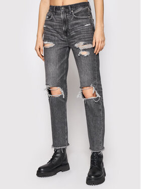 American Eagle American Eagle Jeansy 043-3437-3176 Szary Relaxed Fit