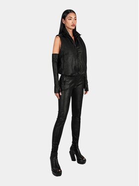 MADE BY SOCIETY MADE BY SOCIETY Spodnie materiałowe SILENT SHAPE Pants - P27887 Czarny Basic Fit