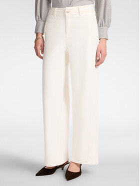 Elena Mirò Elena Mirò Pantaloni di tessuto P498P000324N011 Bianco A-Line Fit