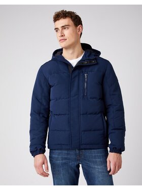 Wrangler Wrangler Kurtka zimowa THE BODYGUARD Niebieski Regular Fit