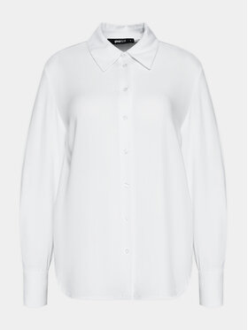 Gina Tricot Gina Tricot Риза 19697 Бял Regular Fit