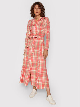 Polo Ralph Lauren Polo Ralph Lauren Košeľové šaty 211843096001 Ružová Regular Fit