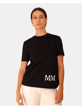 Max Mara Leisure Max Mara Leisure T-Shirt 10113289945354 Μαύρο Regular Fit
