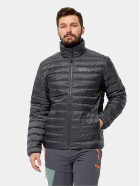 Jack Wolfskin Jack Wolfskin Пуховик Pilvi Down Jkt 1207701 Чорний Regular Fit