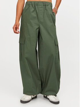 JJXX JJXX Текстилни панталони Yoko 12224655 Зелен Cargo Fit