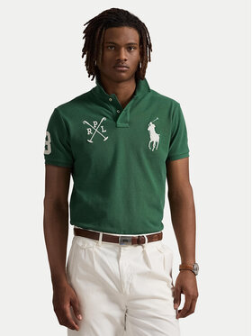 Polo Ralph Lauren Polo Ralph Lauren Pólóing 710978082001 Zöld Custom Slim Fit