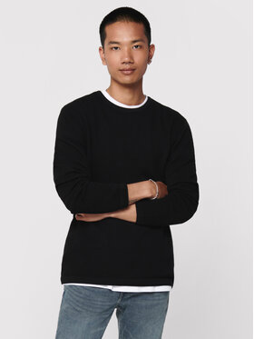 Only & Sons Only & Sons Sweter Panter 22016980 Czarny Regular Fit