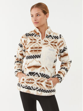 Columbia Columbia Flis West Bend™ 1/4 Zip Pullover Écru Regular Fit