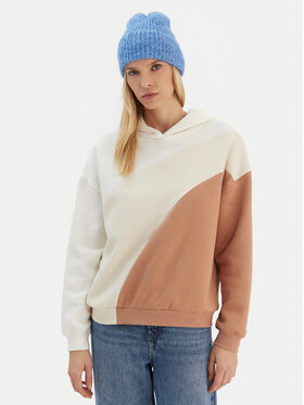 Roxy Roxy Bluza ERJFT04868 Beżowy Relaxed Fit