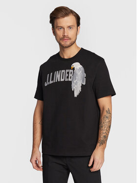 J.Lindeberg J.Lindeberg T-Shirt Camilo FMJT07382 Czarny Loose Fit