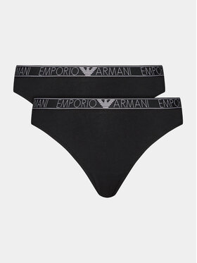 Emporio Armani Underwear Emporio Armani Underwear Komplet 2 par fig brazylijskich 164752 4R223 00020 Czarny