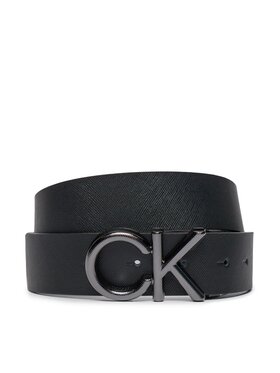 Calvin Klein Calvin Klein Vīriešu josta Adj Ck Metal Saffiano 35Mm K50K511567 Melns