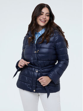 Fiorella Rubino Fiorella Rubino Kurtka puchowa F032T001463N034 Niebieski Slim Fit