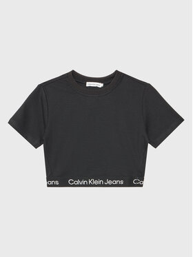 Calvin Klein Jeans Calvin Klein Jeans T-Shirt Logo Tape IG0IG01948 Czarny Regular Fit